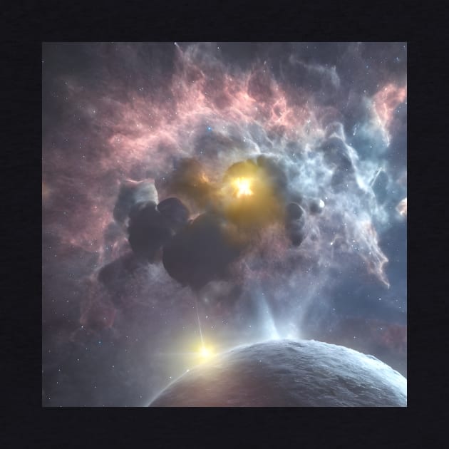 Planets Nebula Cloud In Dark Space by star trek fanart and more